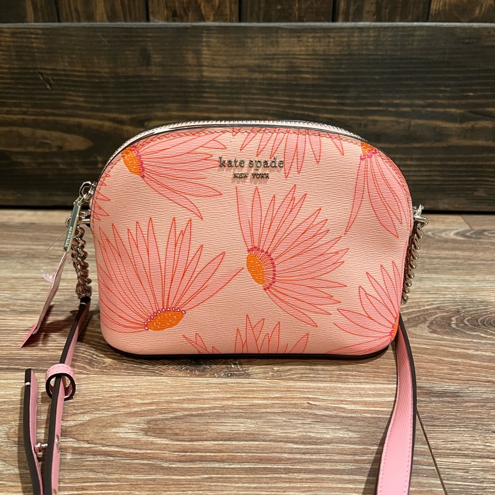 Pink Floral Kate Spade Crossbody Purse